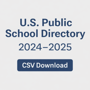 U.S. Public School Directory (2024–2025)